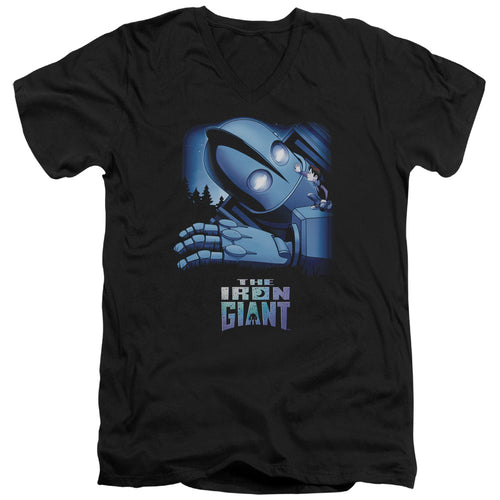 The Iron Giant Giant And Hogarth V-Neck T-Shirt