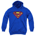 Superman Charcoal Shield Youth Hoodie