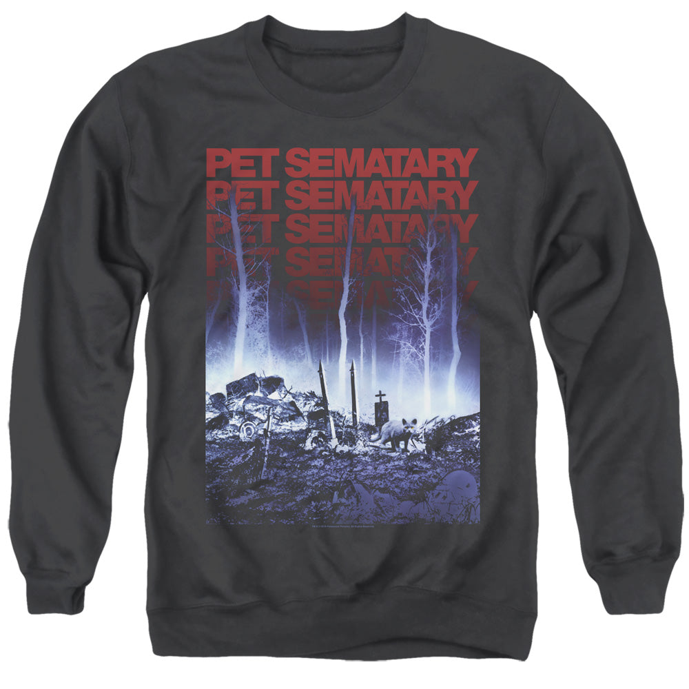 Pet Sematary Repeating Logo Crewneck Sweatshirt