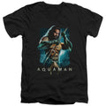 Aquaman Trident V-Neck T-Shirt