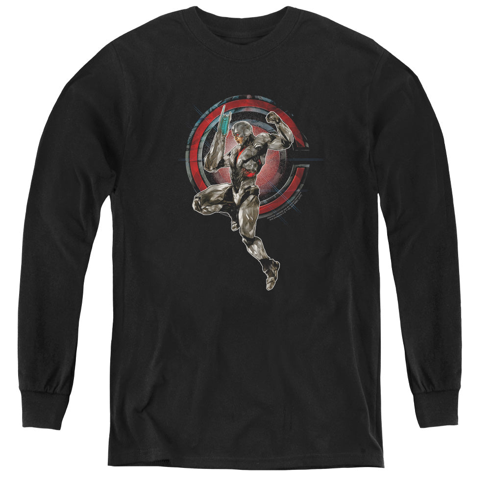 Justice League Cyborg Youth Long Sleeve T-Shirt