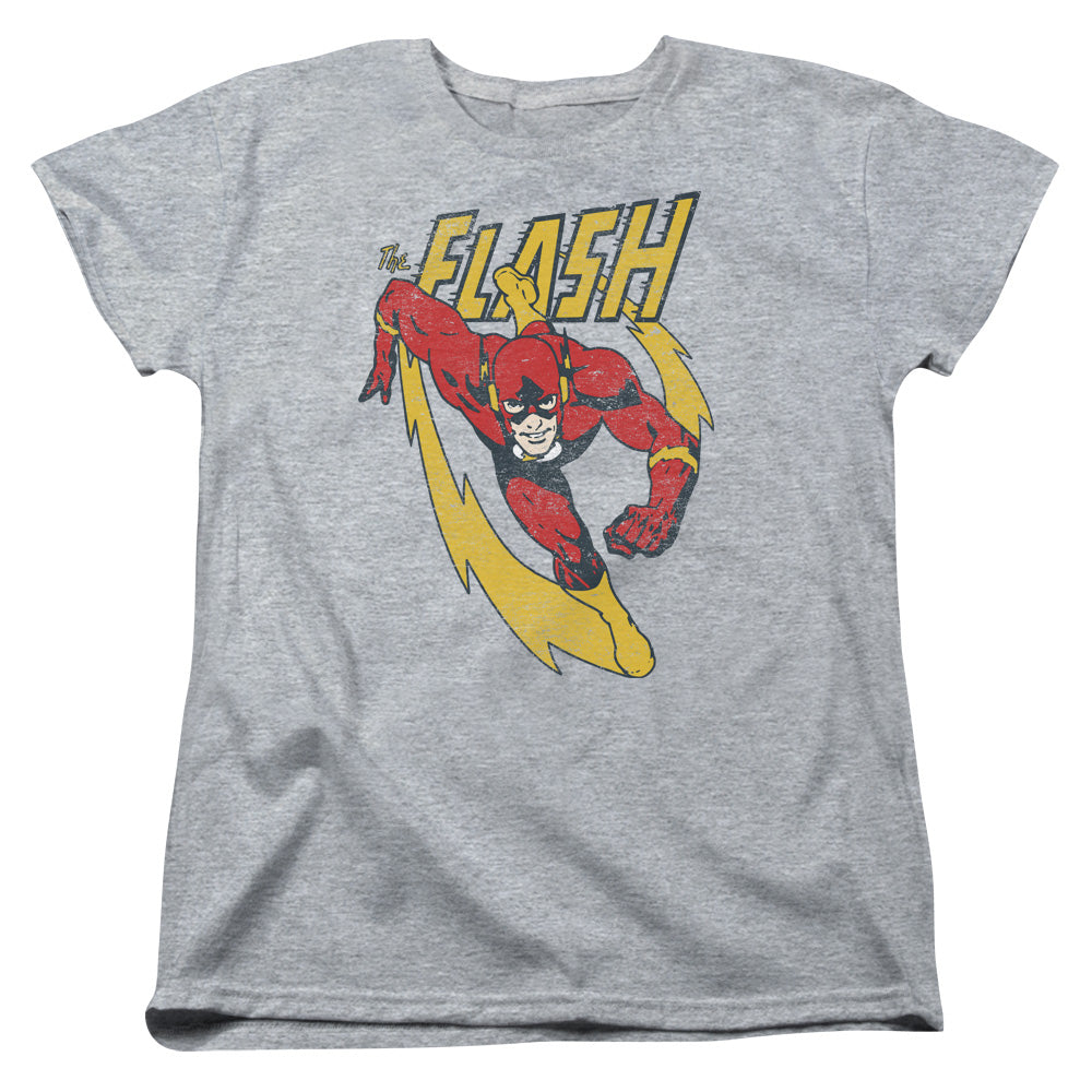 Justice League Lightning Trail Womens T-Shirt