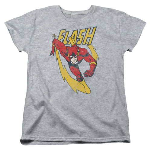 Justice League Lightning Trail Womens T-Shirt