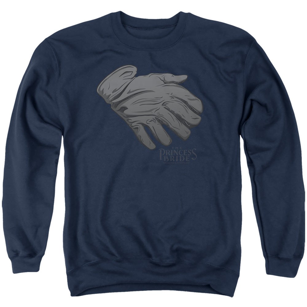 The Princess Bride Six Fingered Glove Navy Crewneck Sweatshirt