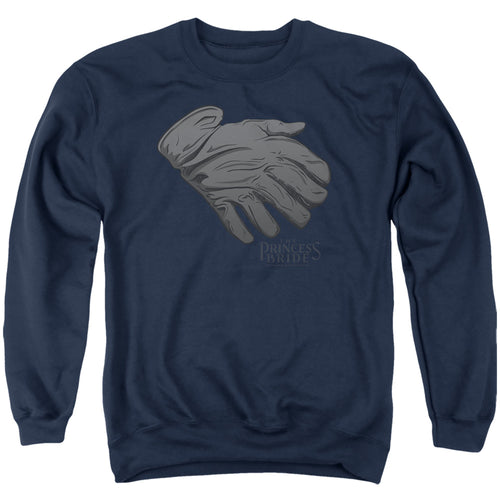 The Princess Bride Six Fingered Glove Navy Crewneck Sweatshirt