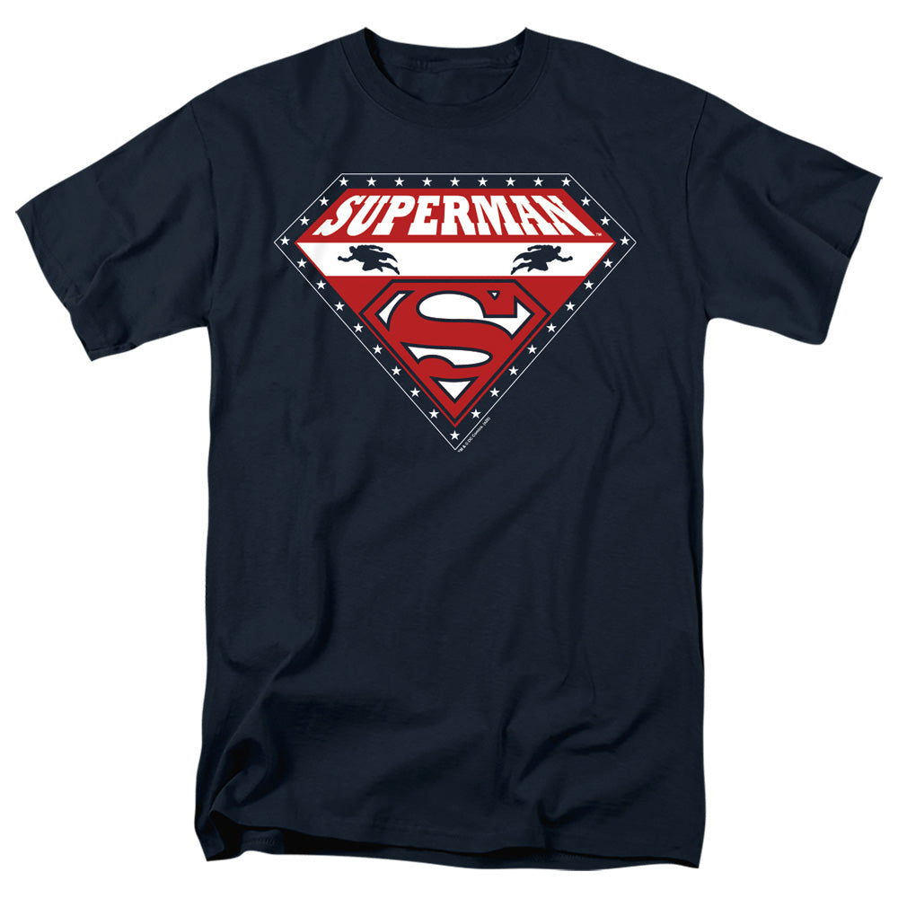 Superman for President Navy T-Shirt