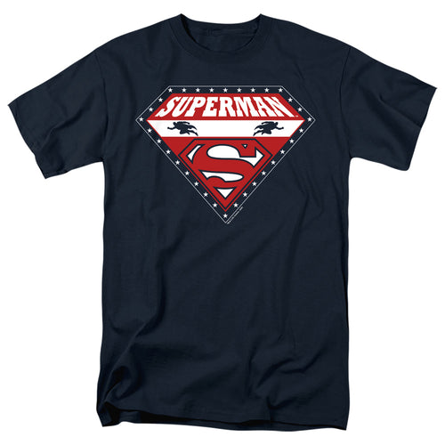 Superman for President Navy T-Shirt
