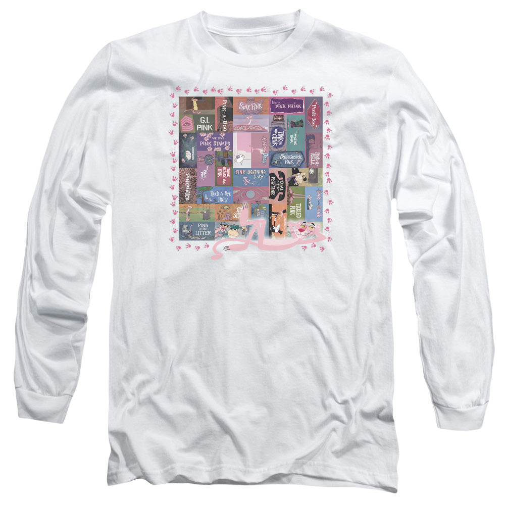 Pink Panther Vintage Titles Long Sleeve T-Shirt