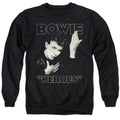 David Bowie Heroes Cover Crewneck Sweatshirt