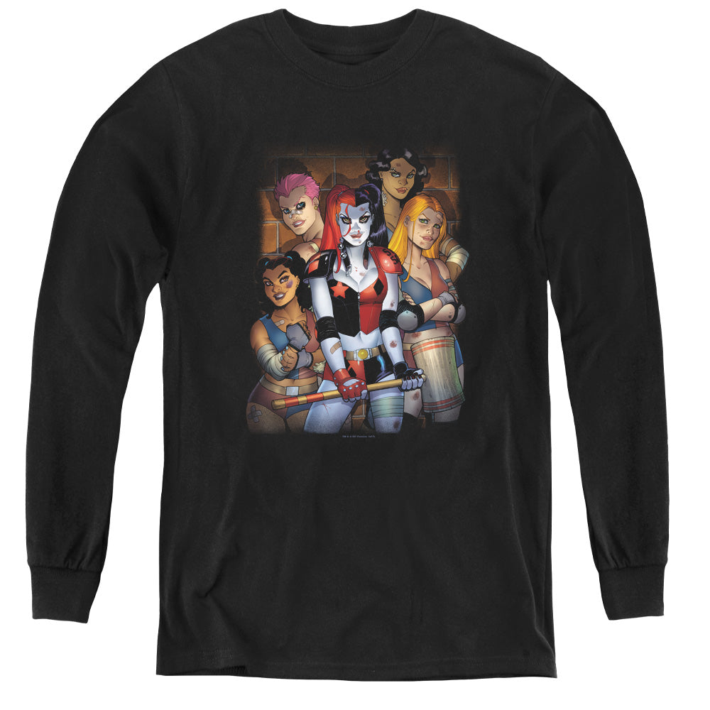 Batman Bad Girls Youth Long Sleeve T-Shirt