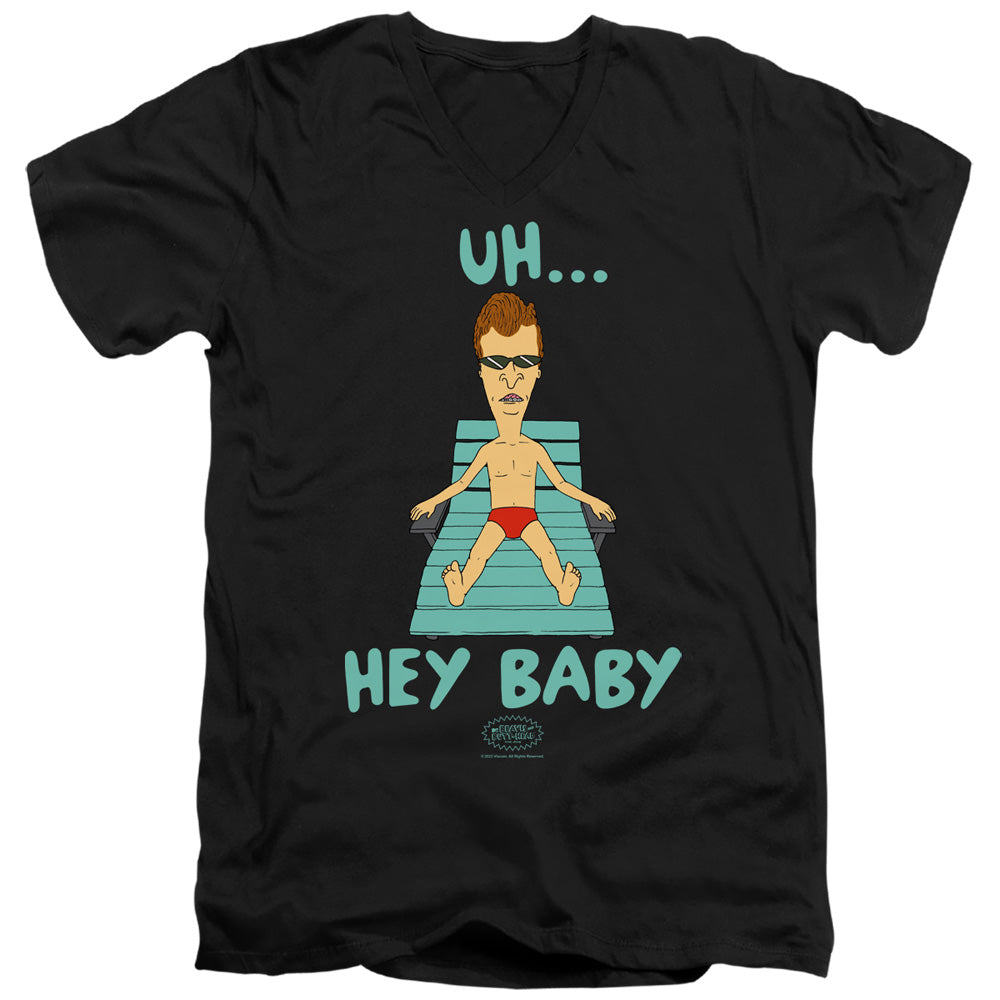 Beavis and Butthead Uh Hey Baby V-Neck T-Shirt
