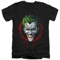 Batman Joker Drip V-Neck T-Shirt