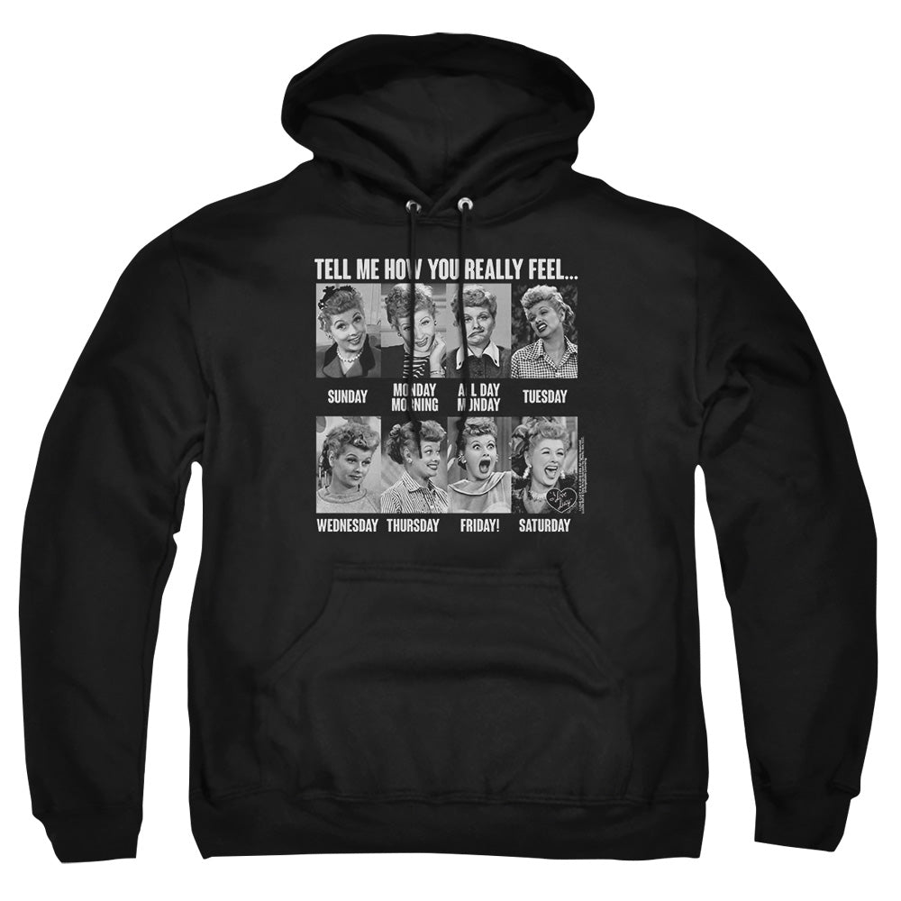 I Love Lucy 8 Days A Week Pullover Hoodie