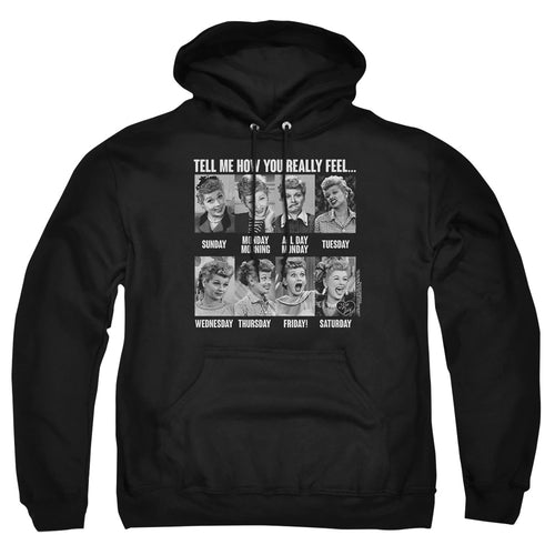 I Love Lucy 8 Days A Week Pullover Hoodie