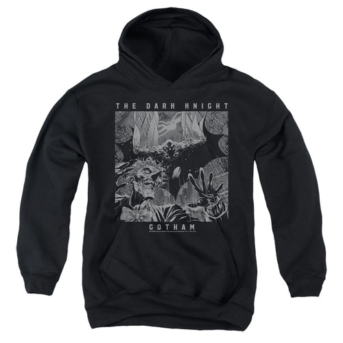 Batman Gotham Knight Black Youth Hoodie
