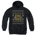 Lord of the Rings Ugly Christmas Logo Youth Hoodie