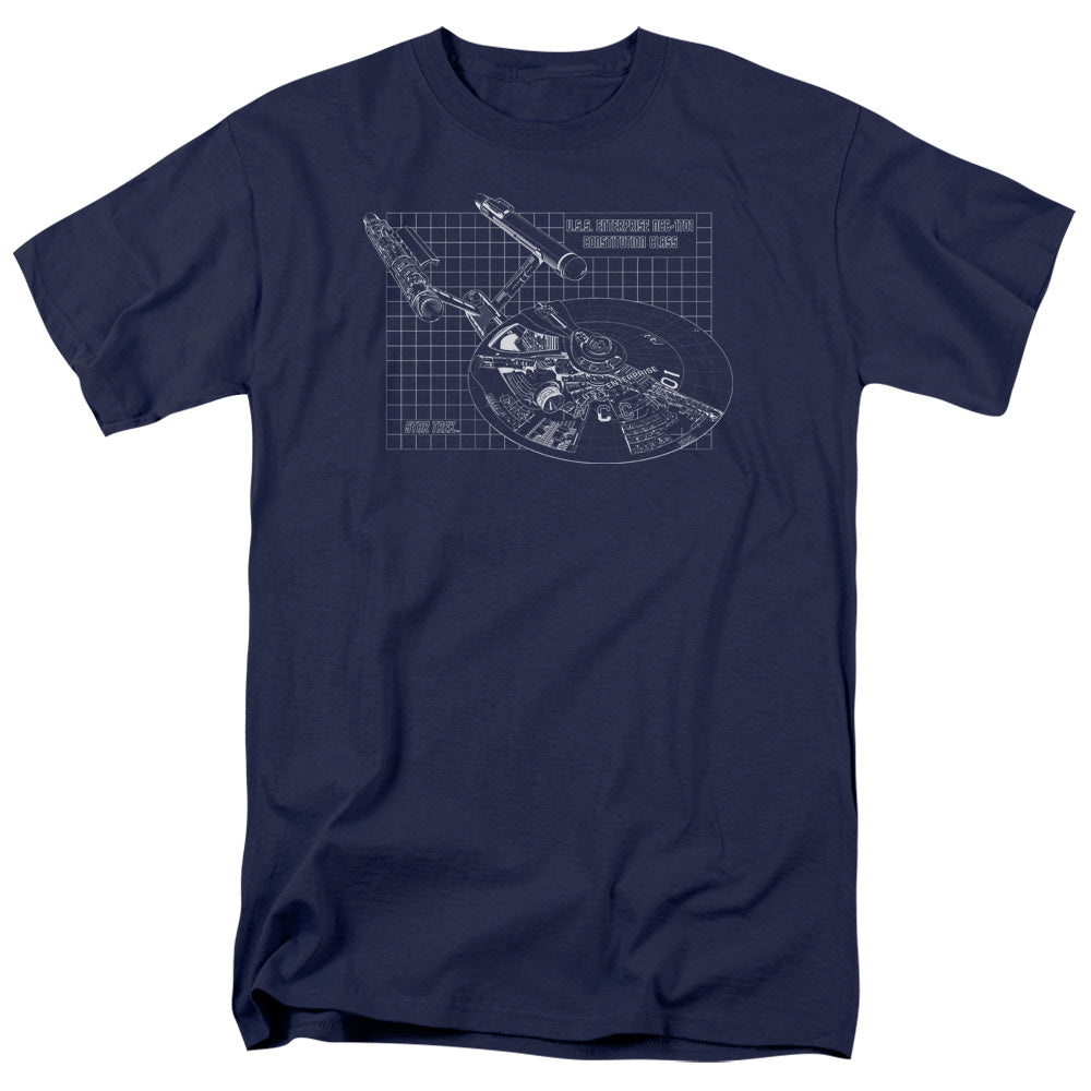 Star Trek Enterprise Blueprint T-Shirt