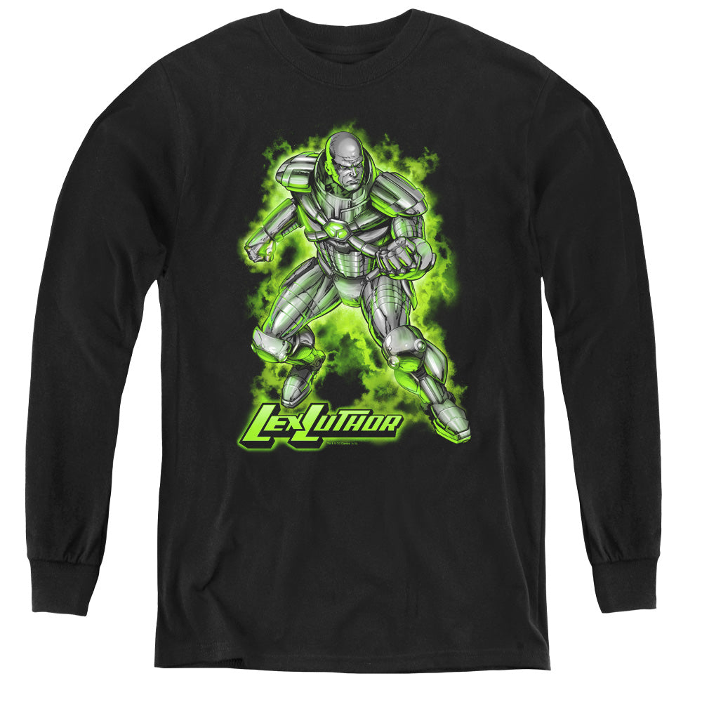 Superman Kryptonite Powered Youth Long Sleeve T-Shirt