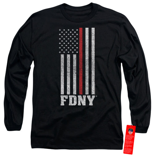 New York City Thin Red Line Long Sleeve T-Shirt