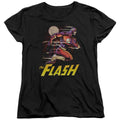Justice League City Run Womens T-Shirt