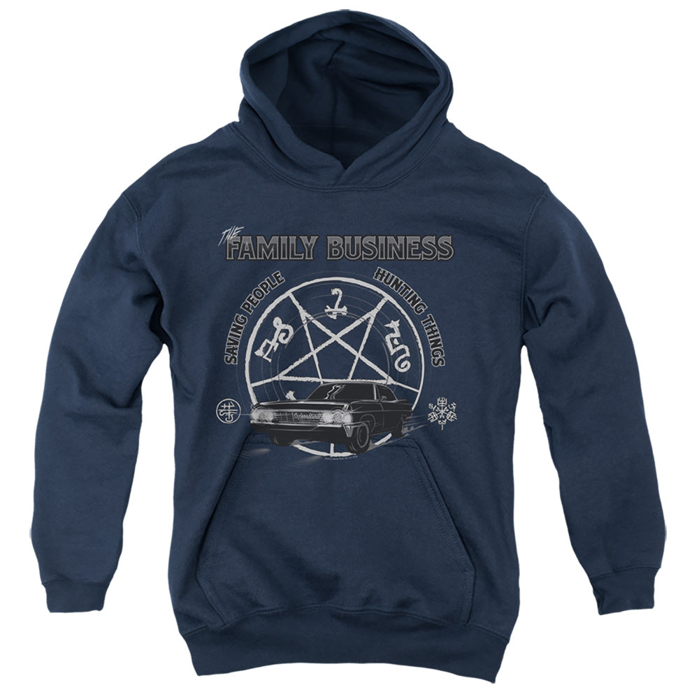 Supernatural The Family Business Impala Youth Hoodie