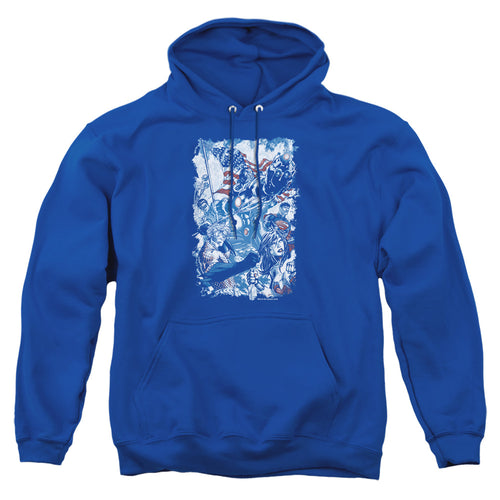 Justice League American Justice Pullover Hoodie