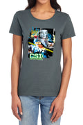 CSI Evidence Collage Womens T-Shirt