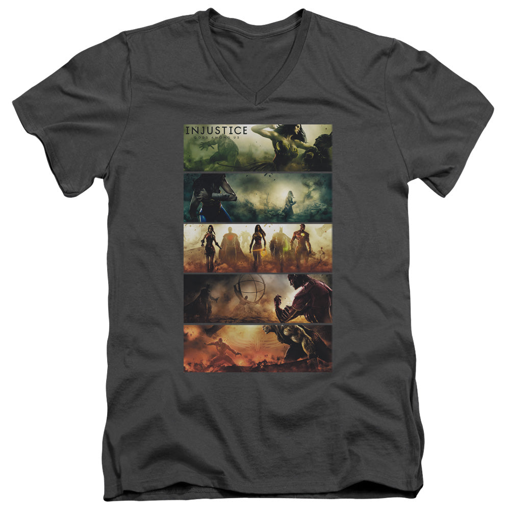 Injustice Panels V-Neck T-Shirt