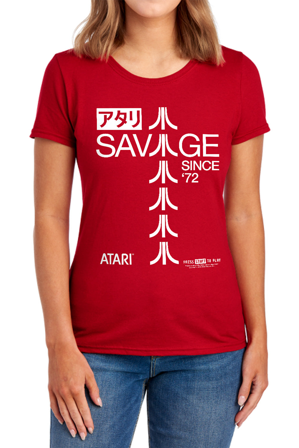 Atari Savage 72 Womens T-Shirt