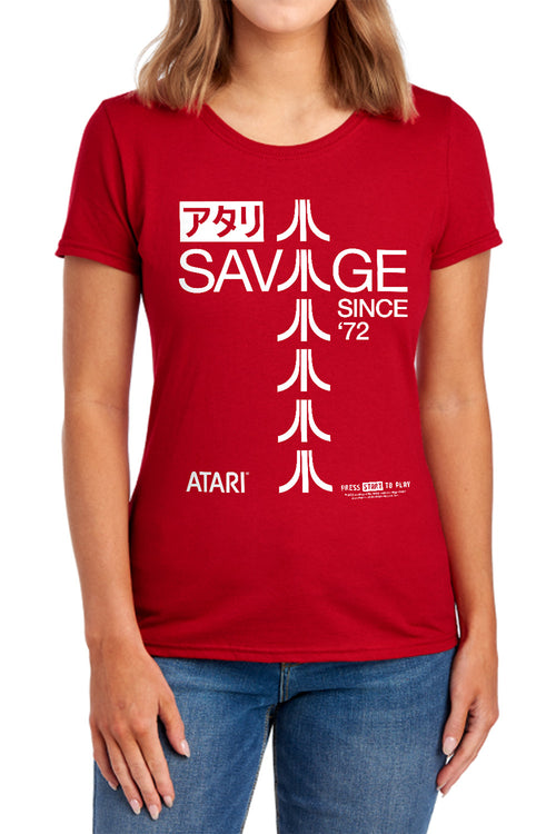 Atari Savage 72 Womens T-Shirt