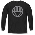 Green Lantern Grey Emblem Youth Long Sleeve T-Shirt