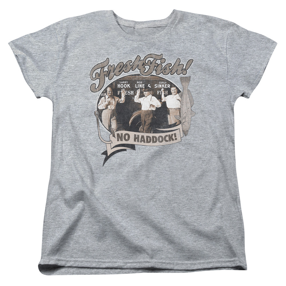 The Three Stooges Fresh Fish Womens T-Shirt