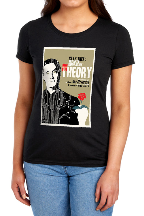 Star Trek In Theory Black Womens T-Shirt
