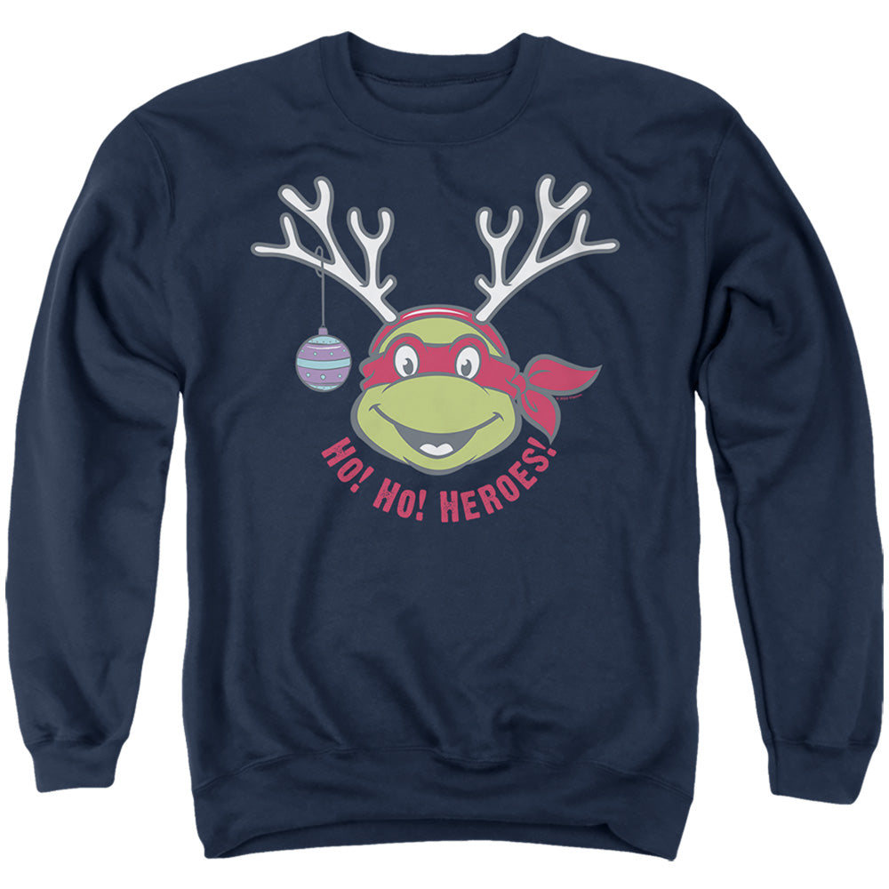 Teenage Mutant Ninja Turtles Ho Ho Heroes Christmas Reindeer Navy T-Shirt