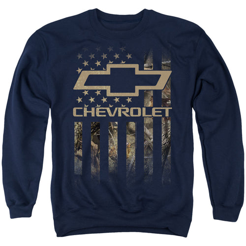 Chevy Camo Flag Crewneck Sweatshirt