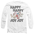Ren and Stimpy Happy Happy Joy Joy Monotone Long Sleeve T-Shirt