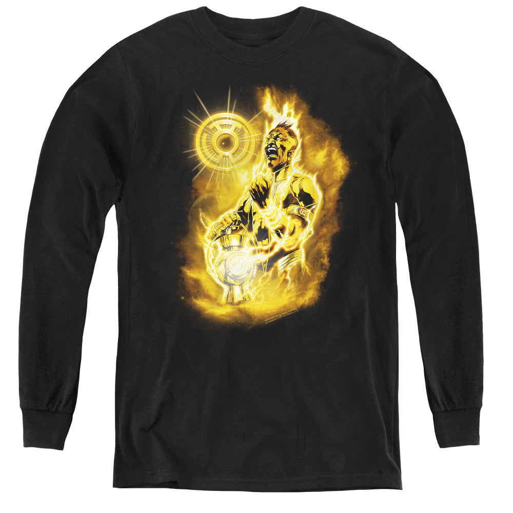 Green Lantern Sinestro Nebula Youth Long Sleeve T-Shirt