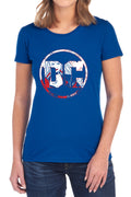 Batman Dc Logo Harley Womens T-Shirt