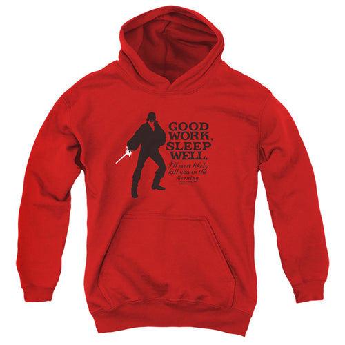The Princess Bride Good Work Red Youth Hoodie