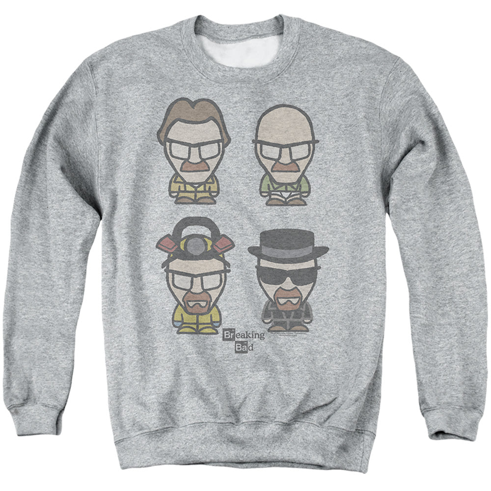 Breaking Bad Faces Of Walt Crewneck Sweatshirt