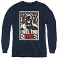 Batman I Will Fnd You Youth Long Sleeve T-Shirt
