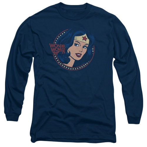 Wonder Woman WW75 Starburst Portrait Long Sleeve T-Shirt