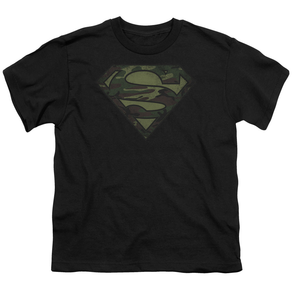 Superman Camo Logo Distressed Youth/Toddler T-Shirt
