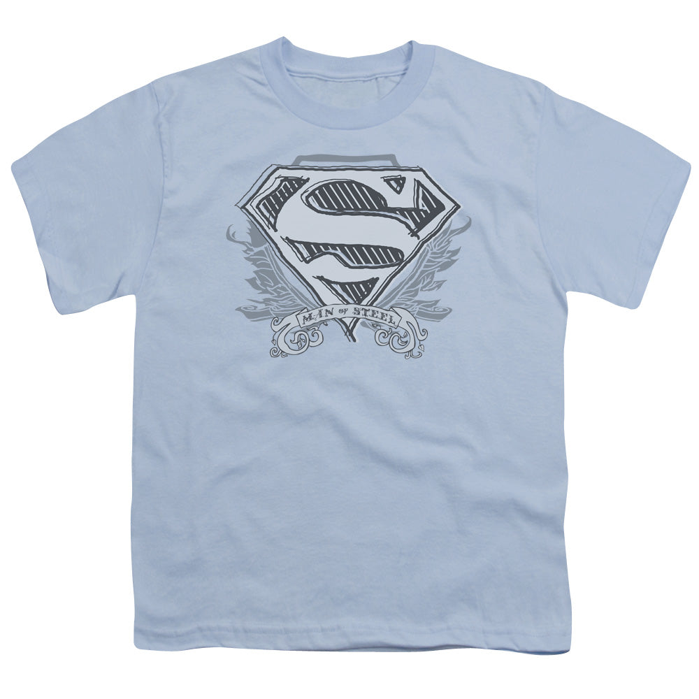 Superman Sketchy Crest Shield Youth/Toddler T-Shirt