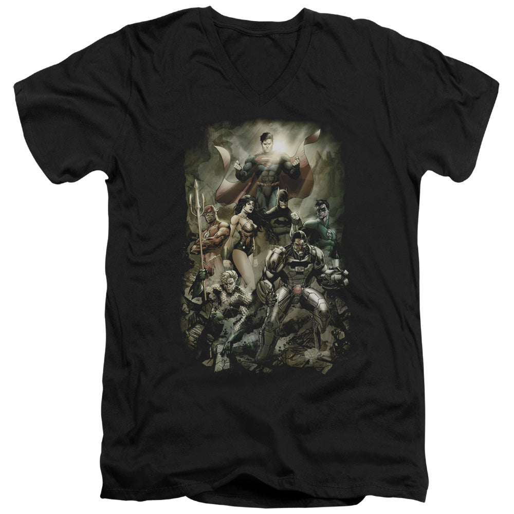 Justice League Aftermath V-Neck T-Shirt