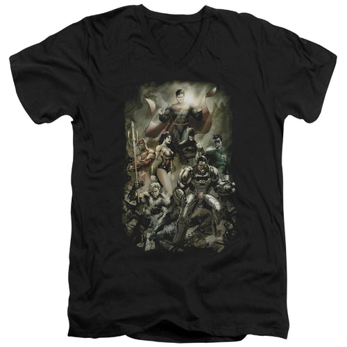 Justice League Aftermath V-Neck T-Shirt