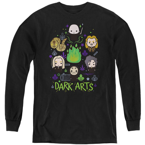 Harry Potter Dark Arts Chibis Youth Long Sleeve T-Shirt