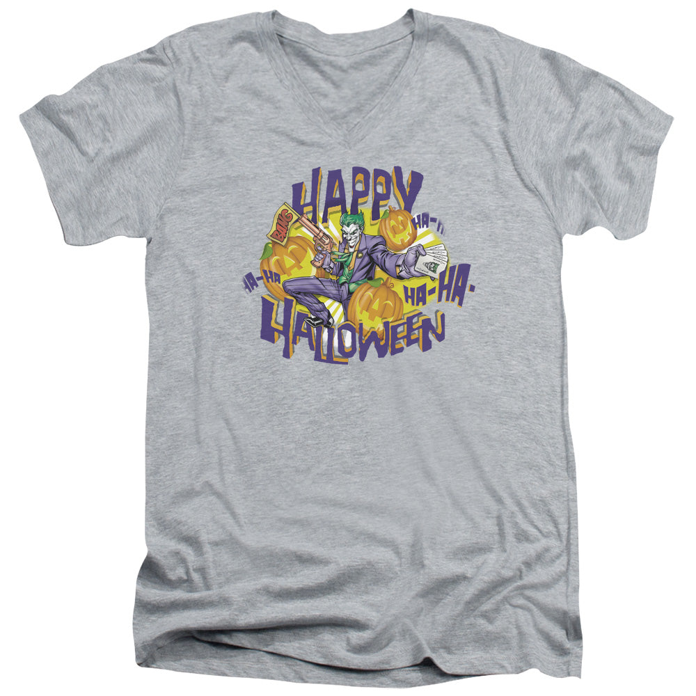 Batman Ha Ha Halloween V-Neck T-Shirt