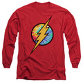 The Flash Tie Dye Flash Logo Long Sleeve T-Shirt