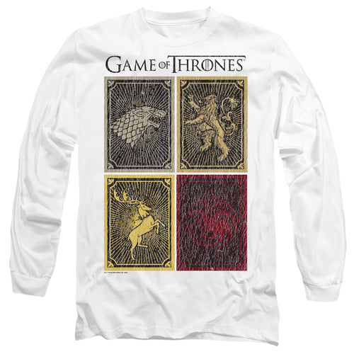 Game of Thrones House Squares Long Sleeve T-Shirt